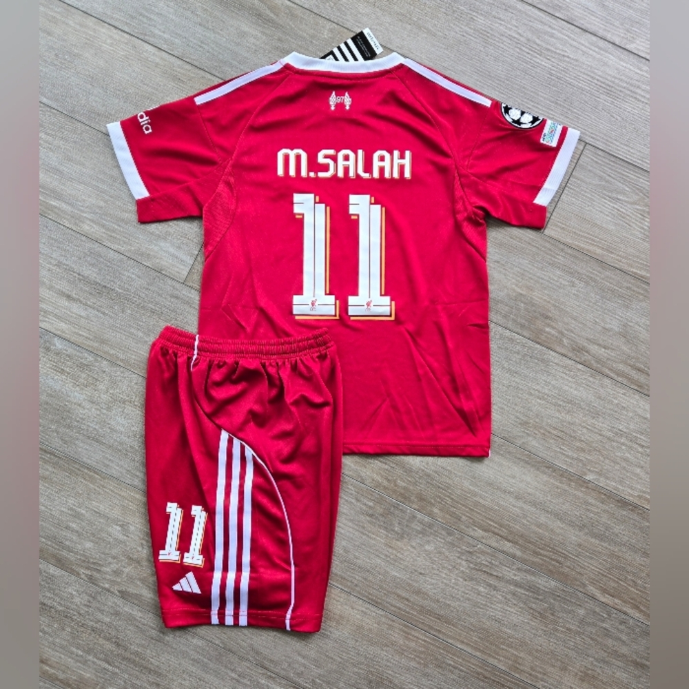 Liverpool Season 2025-26 Set For Kids M.Salah#11